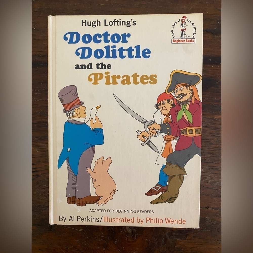 Vintage Doctor Doolittle and the Pirates by Al Perkins, 1968, First Edition EUC